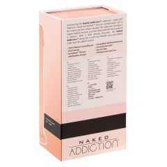 Naked Addiction 8 - tapadótalpas, élethű dildó (20cm)