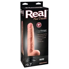   Real Feel Deluxe No.7 - herés, élethű vibrátor (testszínű)