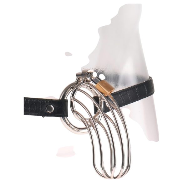 Fetish The Prisoner - fém péniszketrec (ezüst)