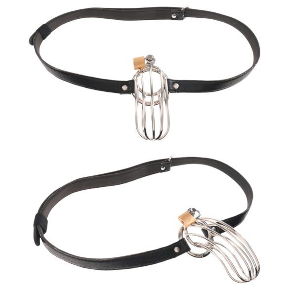 Fetish The Prisoner - fém péniszketrec (ezüst)