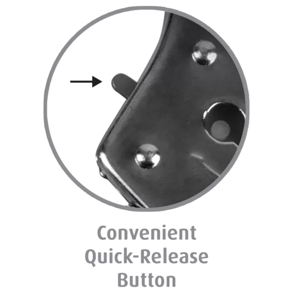 Fetish Fantasy - fém bilincs (ezüst)