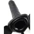 Fetish Strap-On 8 - felcsatolható, üreges vibrátor (fekete)