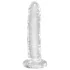 King Cock Clear 6 - tapadókorongos dildó (15cm)