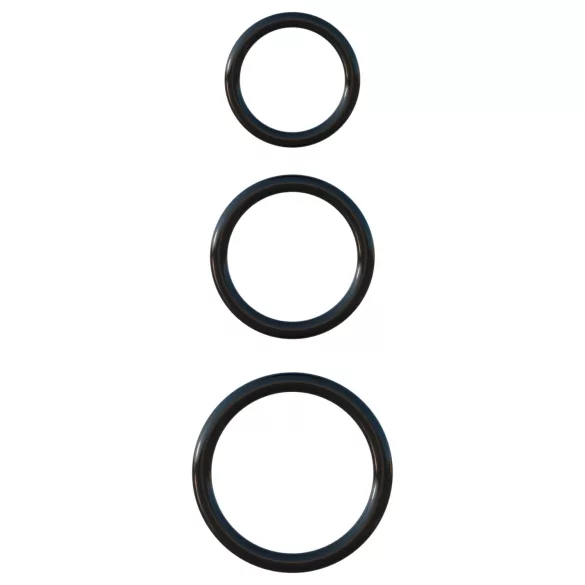 Fantasy C-Ringz - péniszgyűrű trió (fekete)