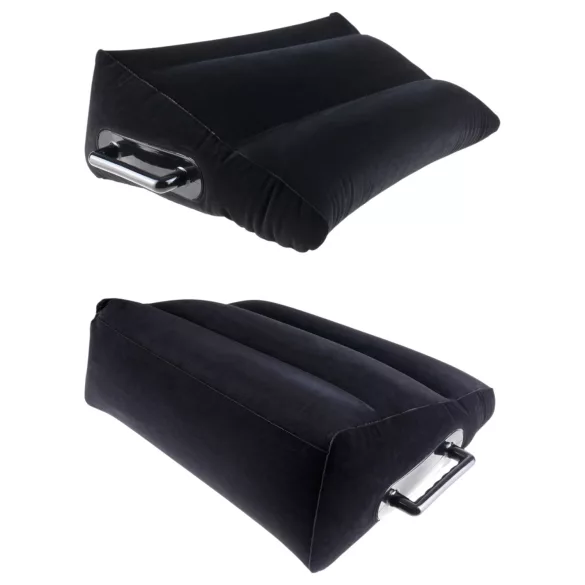 Fetish Fantasy - felfújható szexpárna kapaszkodóval (fekete)