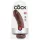 King Cock 8 dildó (20 cm, barna)