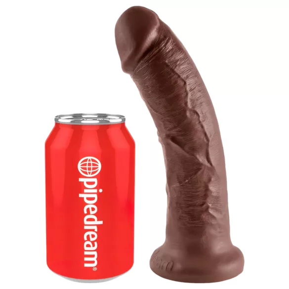 King Cock 8 dildó (20 cm, barna)