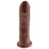 King Cock 8 dildó (20 cm, barna)