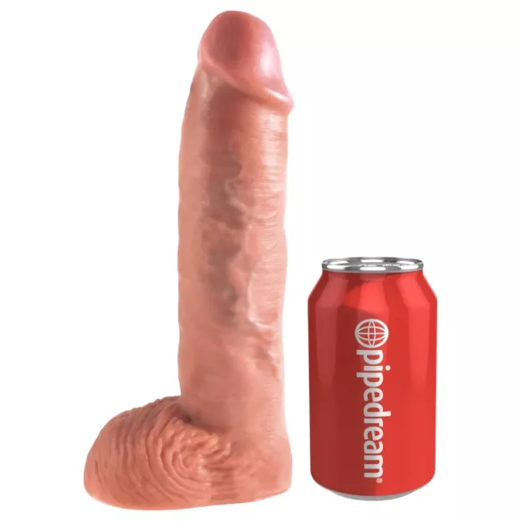 King Cock Strap-on 10 - üreges felcsatolható dildó 25 cm