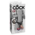 King Cock Strap-on 10 - üreges felcsatolható dildó 25 cm