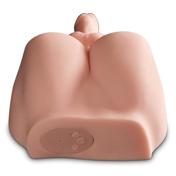 PDX Dirty Talk - élethű műpopsi torzó dildóval (natúr)