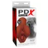 PDX Pick Your Pleasure - 2in1 élethű maszturbátor (barna)