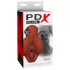 PDX Pick Your Pleasure - 2in1 élethű maszturbátor (barna)