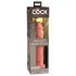 King Cock Elite 9 - tapadókorongos, élethű dildó (23cm) - natúr