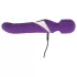 Javida Wand & Pearl - 2in1 masszírozó vibrátor (lila)
