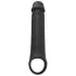 Rebel - akkus, rádiós vibrációs péniszköpeny (fekete)