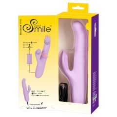   SMILE Thrusting - akkus csiklókaros, forgó-lökő vibrátor (lila)