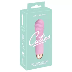 Cuties Mini - akkus, vízálló, spirál vibrátor (pink)