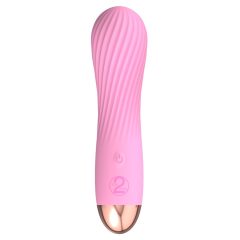 Cuties Mini - akkus, vízálló, spirális vibrátor (pink)