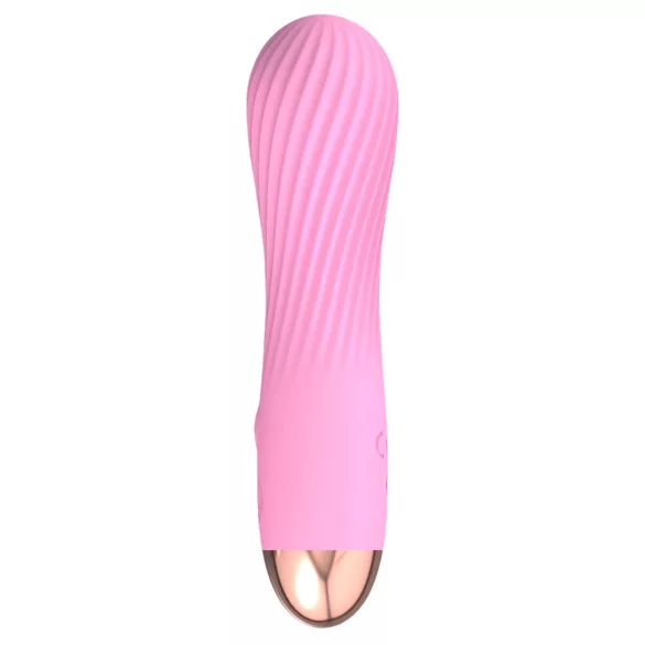 Cuties Mini - akkus, vízálló, spirál vibrátor (pink)