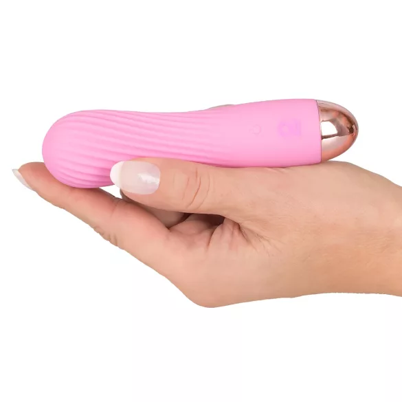 Cuties Mini - akkus, vízálló, spirál vibrátor (pink)
