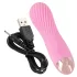 Cuties Mini - akkus, vízálló, spirál vibrátor (pink)