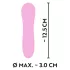 Cuties Mini - akkus, vízálló, spirál vibrátor (pink)