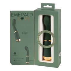 Emerald Love - akkus, vízálló G-pont vibrátor (zöld)