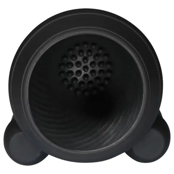 Rebel - akkus, 2 motoros makkvibrátor (fekete)