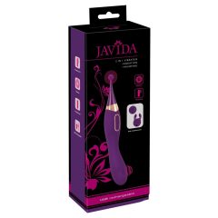  Javida - 2in1 akkus csiklóizgató és vibrátor szett (lila)