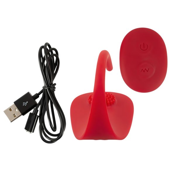 SMILE Slim Panty - akkus, rádiós csikló vibrátor (piros)