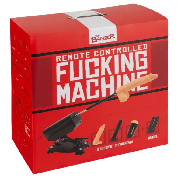 The Banger Fucking Machine - szexgép + 2 dildó és 1 műpunci