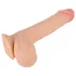 Nature Skin - dildó bőrrel - 19 cm (natúr)