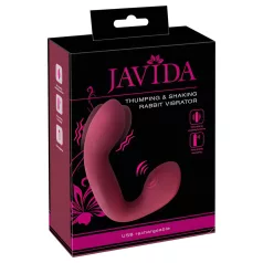   Javida Thumping - pulzáló G-pont és csikló vibrátor (piros)