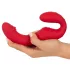 You2Toys Strapless - rádiós, felcsatolható vibrátor (piros)