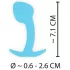 Cuties Mini Butt Plug - szilikon anál plug (kék)