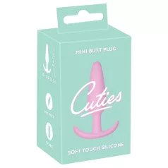 Cuties Mini Butt Plug - szilikon anál plug - pink (2,1cm)