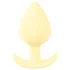 Cuties Mini Butt Plug - szilikon anál plug (sárga)