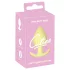 Cuties Mini Butt Plug - szilikon anál plug (sárga)