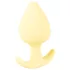 Cuties Mini Butt Plug - szilikon anál plug (sárga)