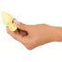 Cuties Mini Butt Plug - szilikon anál plug (sárga)