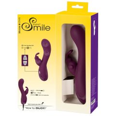 SMILE - akkus 3 motoros, csiklókaros vibrátor (lila)