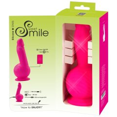   SMILE Powerful - akkus, 2 motoros tapadótalpas vibrátor (pink)