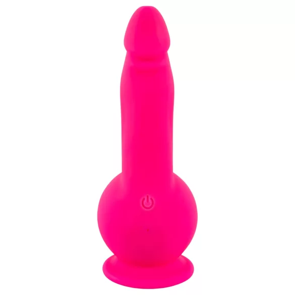SMILE Powerful - akkus, 2 motoros tapadókorongos vibrátor (pink)
