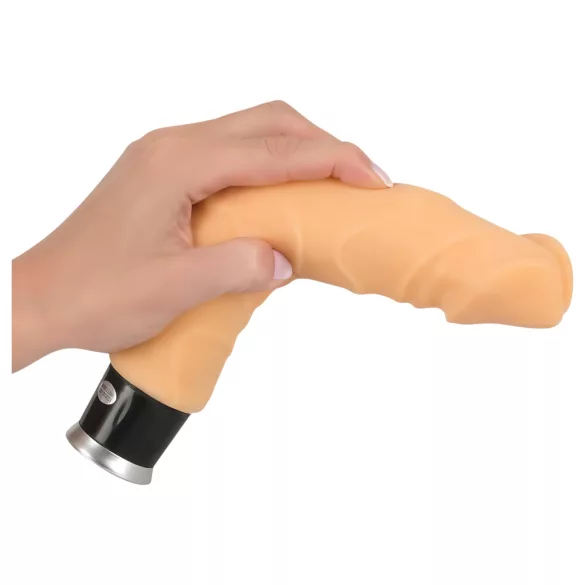 Nature Skin - élethű vibrátor - natúr (23cm)