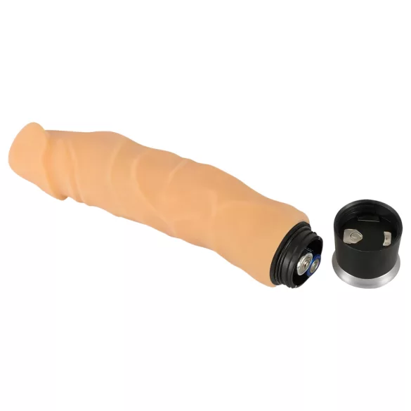Nature Skin - élethű vibrátor - natúr (23cm)