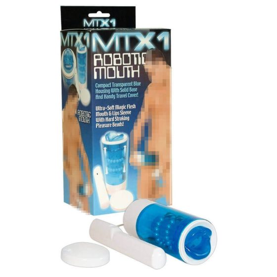 MTX1 Francia gyönyör - száj maszturbátor (kék)