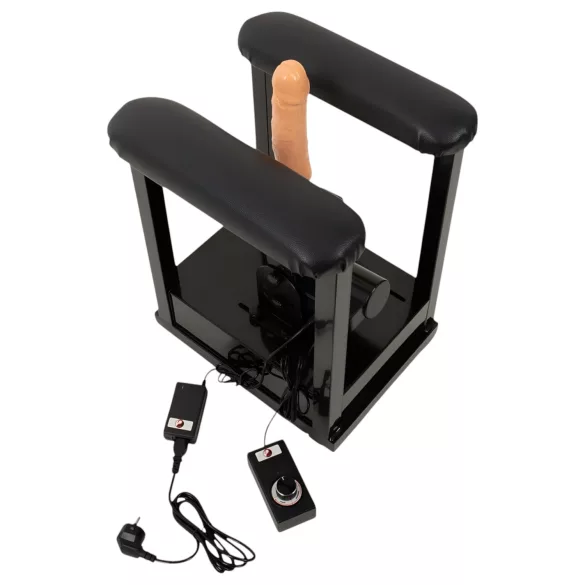 The Banger Sit-On-Climaxer - ráülős hálózati szexgép (fekete)