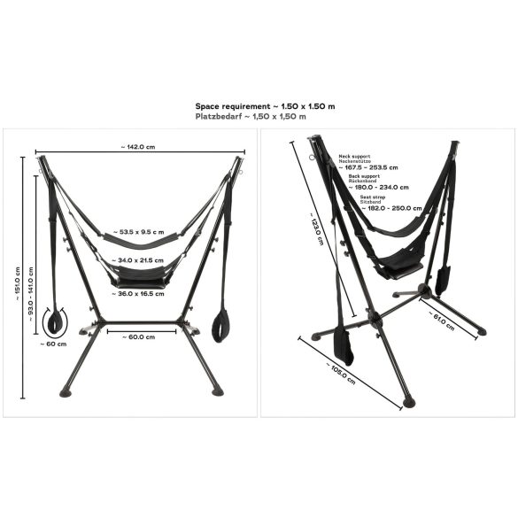 You2Toys - szexhinta és állvány (fekete)