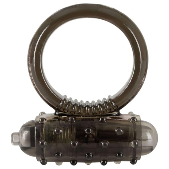 You2Toys - szilikon vibrációs péniszgyűrű - fekete